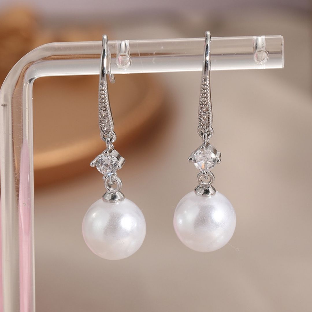 Majestic Moonstone Drops Earrings