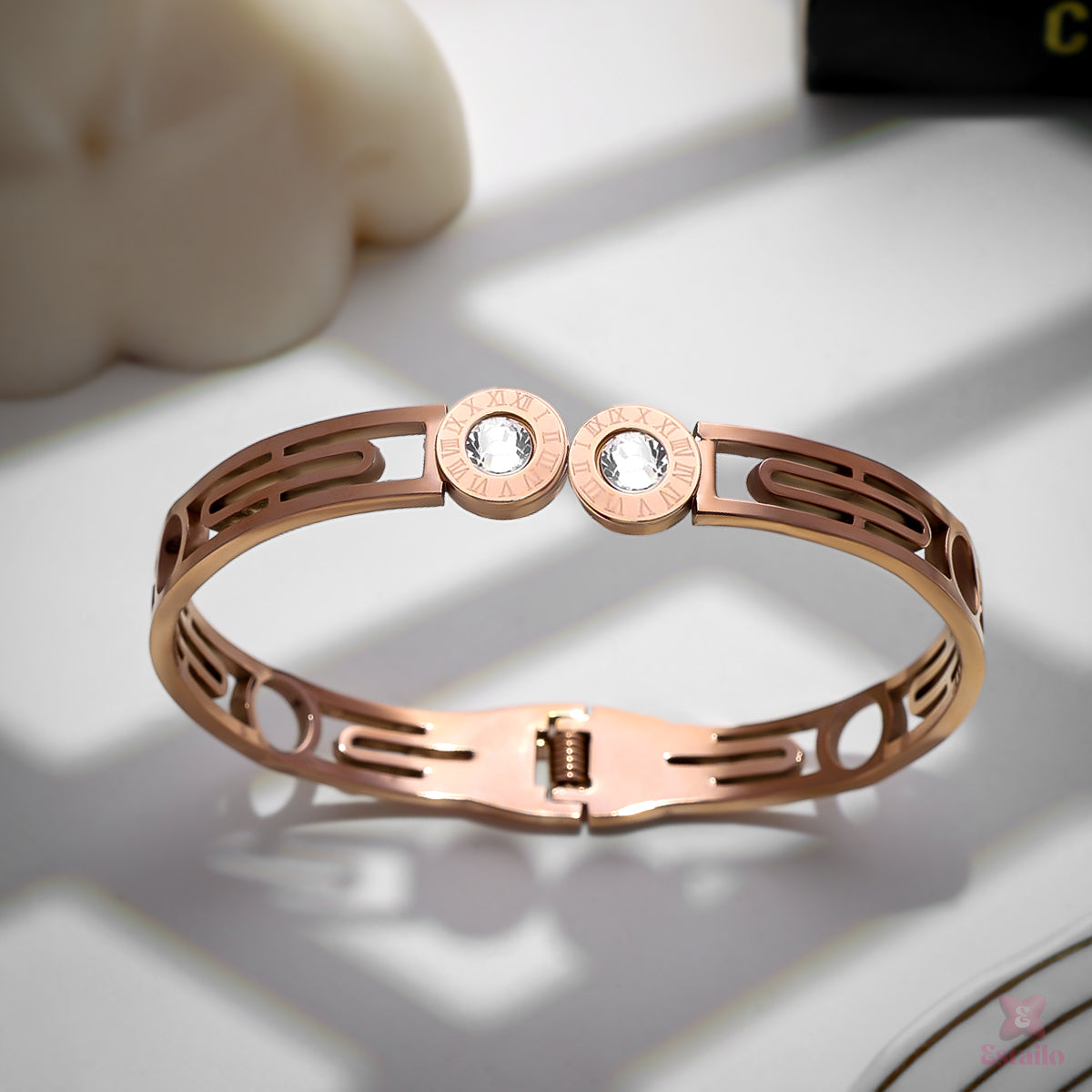 Roman Radiance Cuff Bracelet
