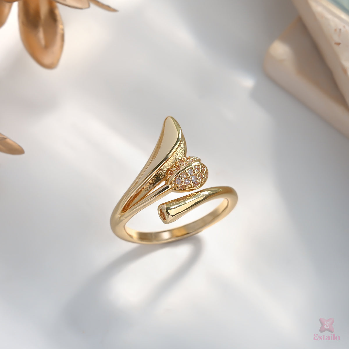 Aurora Spiral Ring
