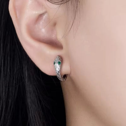 Dainty Chic  Hoops Snake Earrings