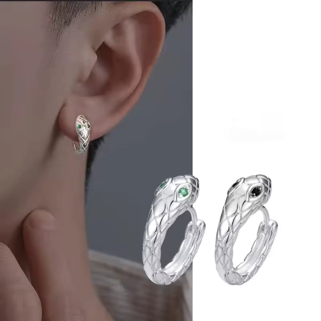 Dainty Chic  Hoops Snake Earrings