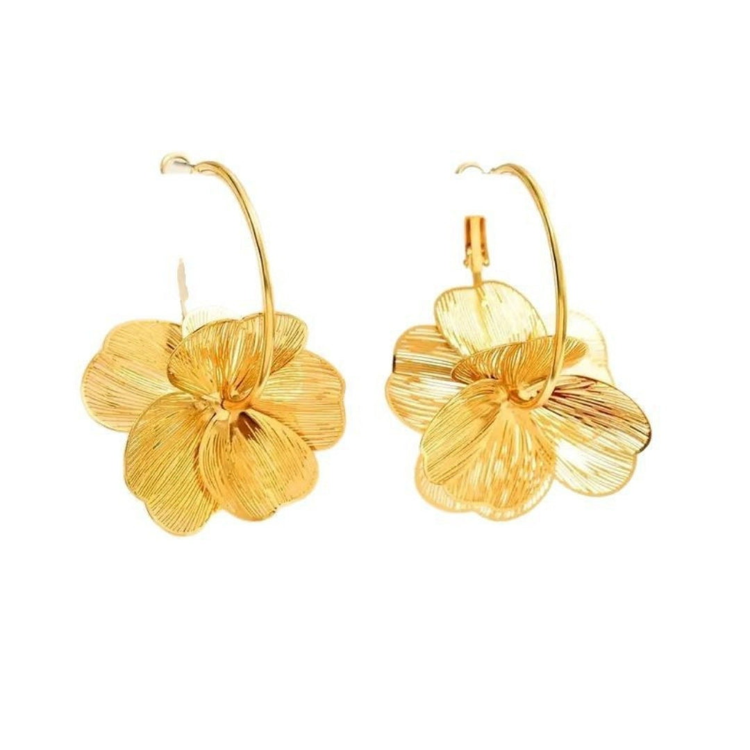 Luxe Lily Hoops Earrings