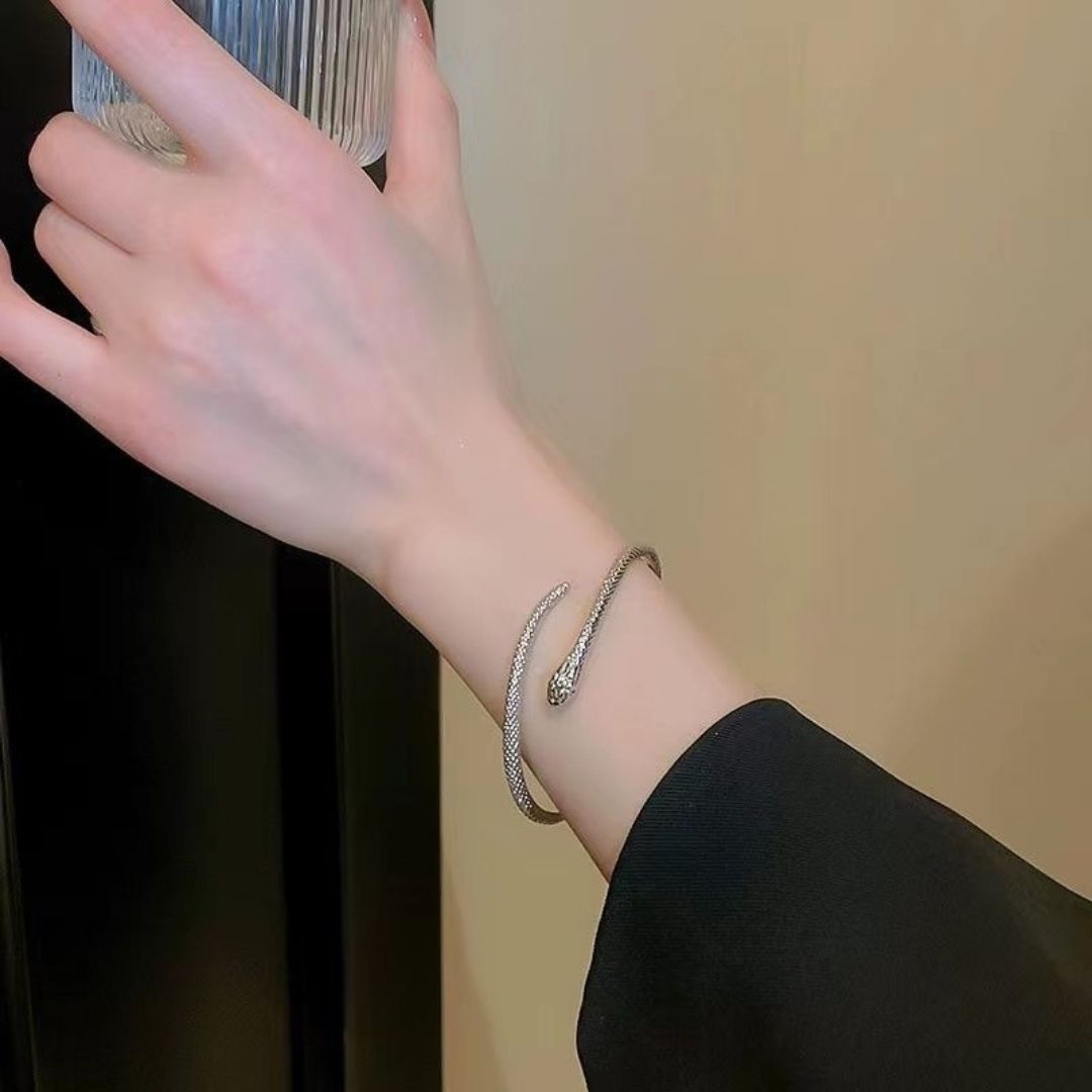 Ruby-Eyed Snake Bracelet