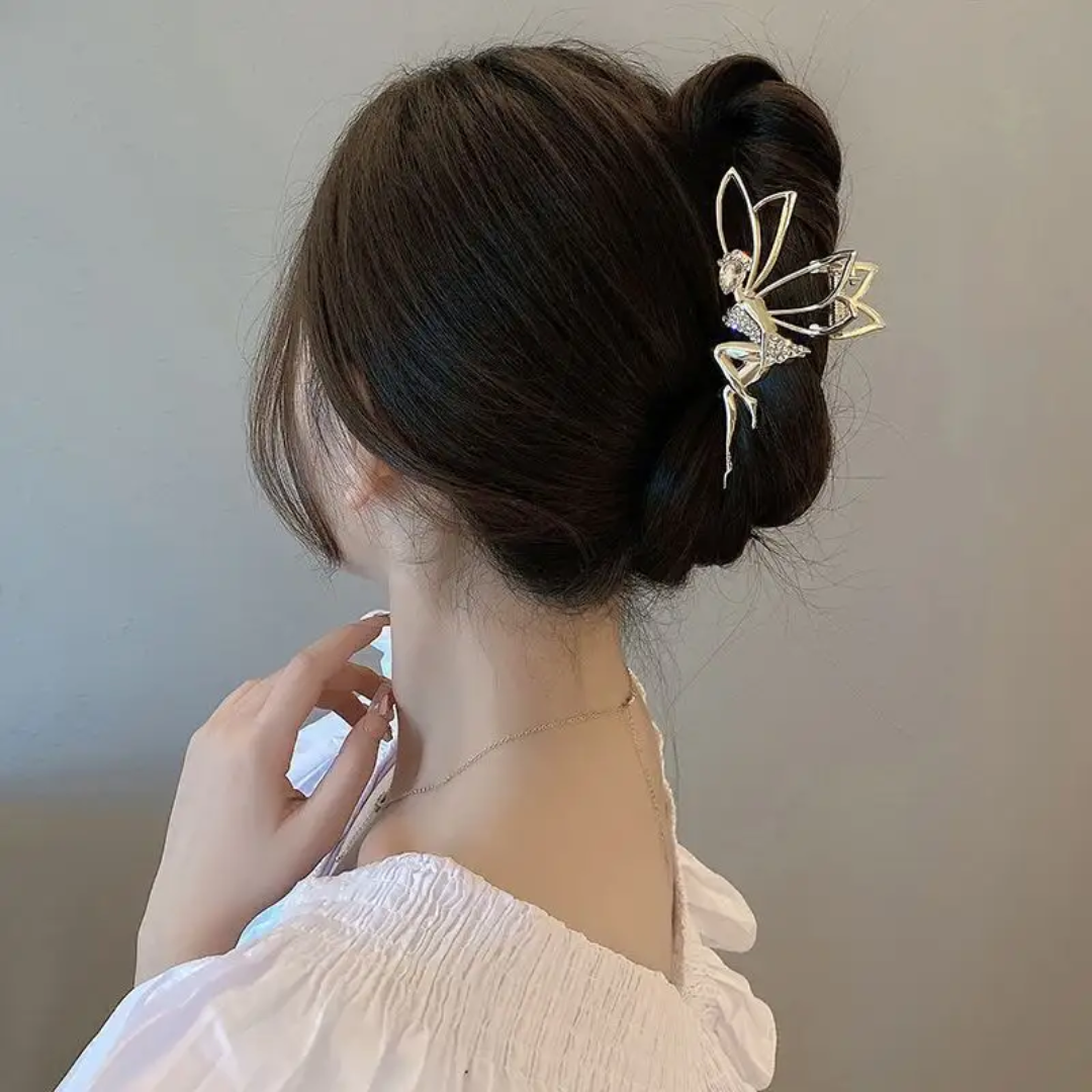 Fairy Design Metal Hair Claw