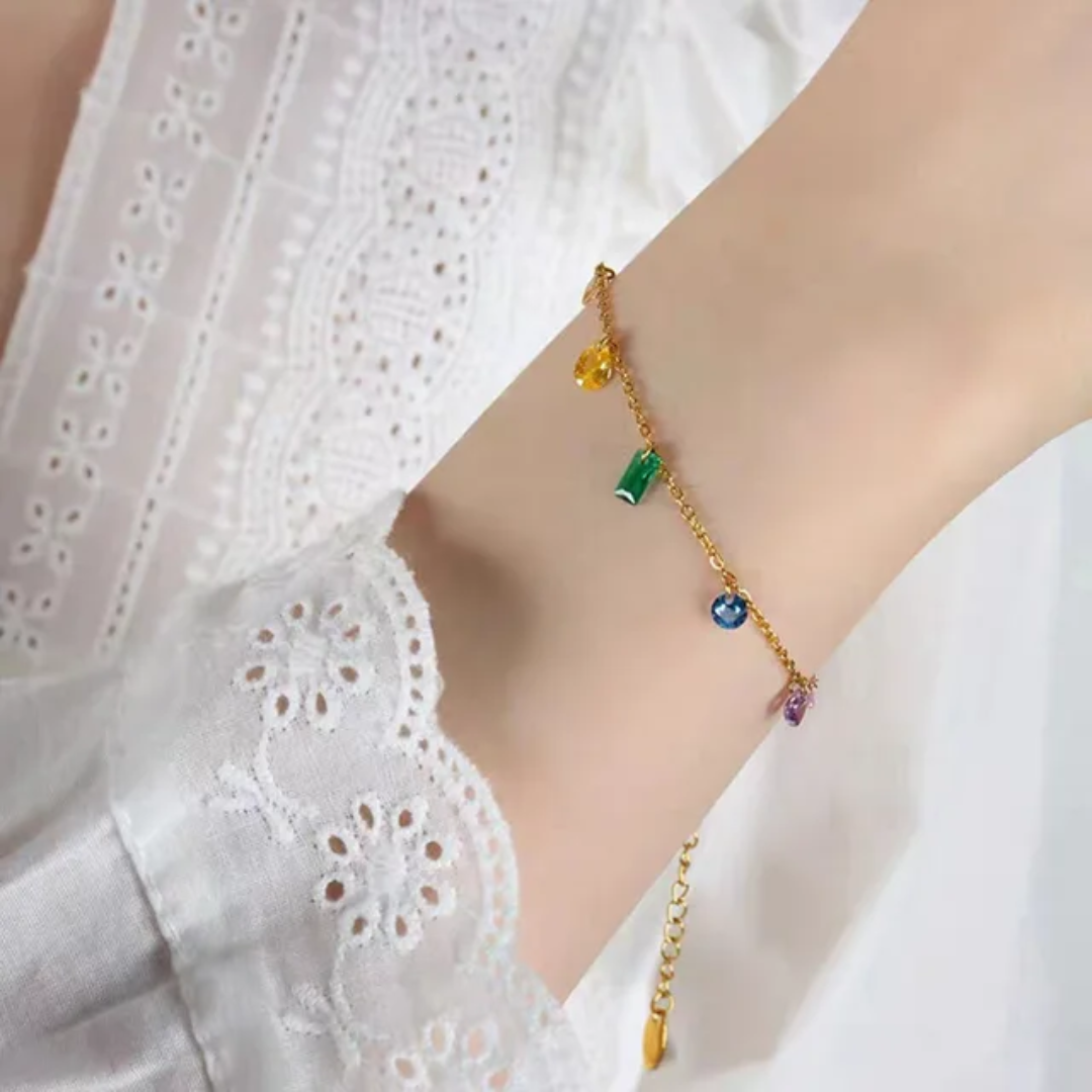 Rainbow Zircon Bracelet