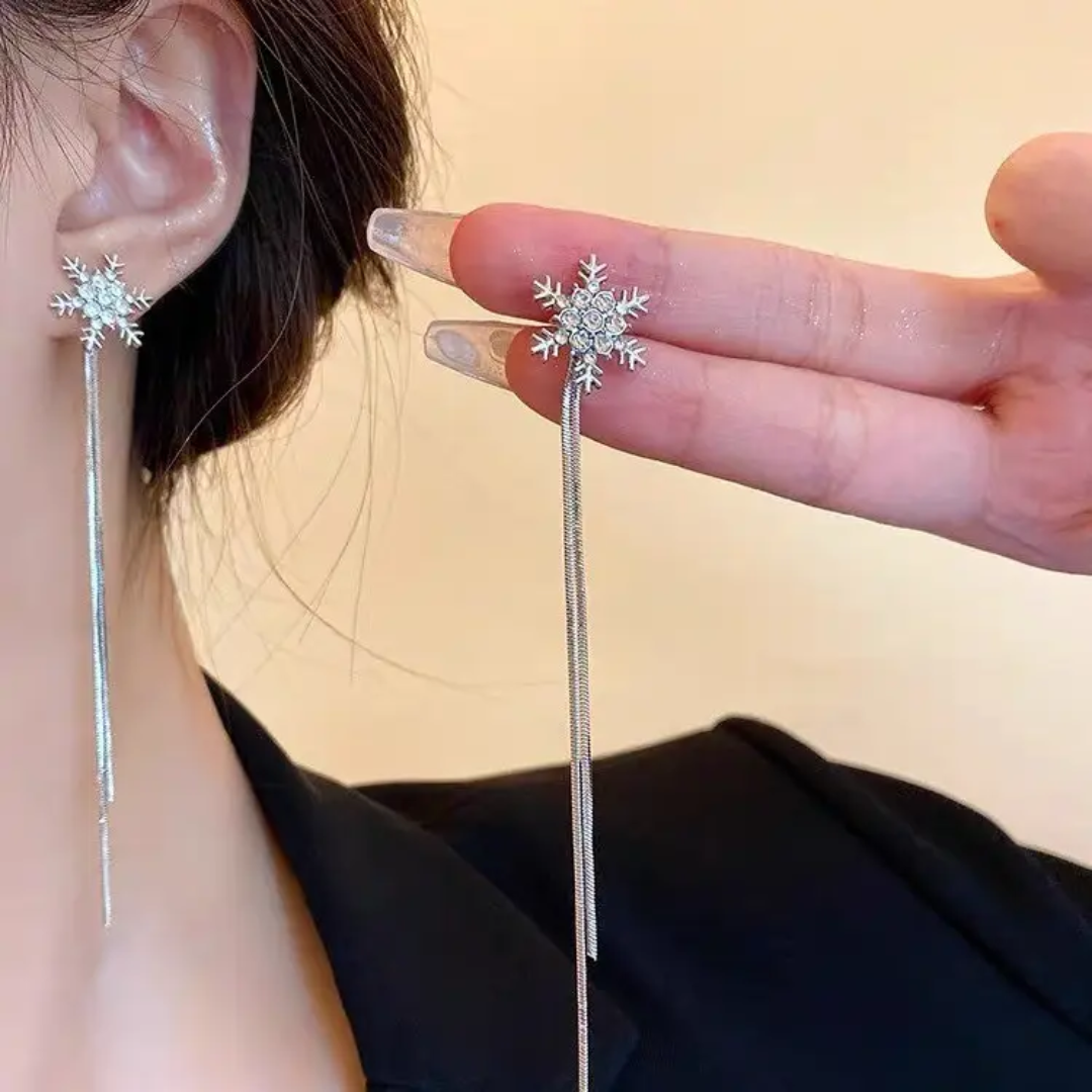 Snowflake Cascade Dangles Earring