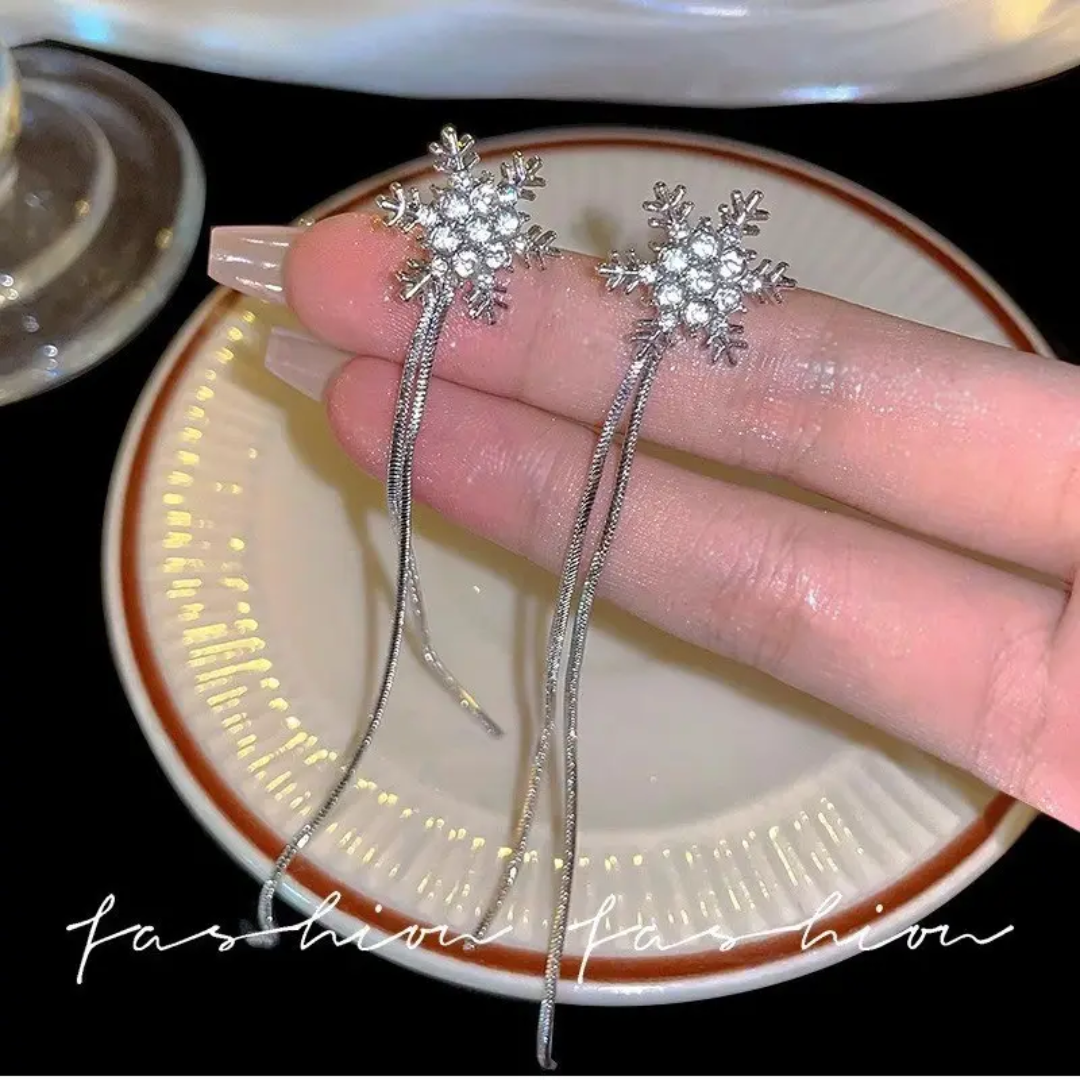 Snowflake Cascade Dangles Earring