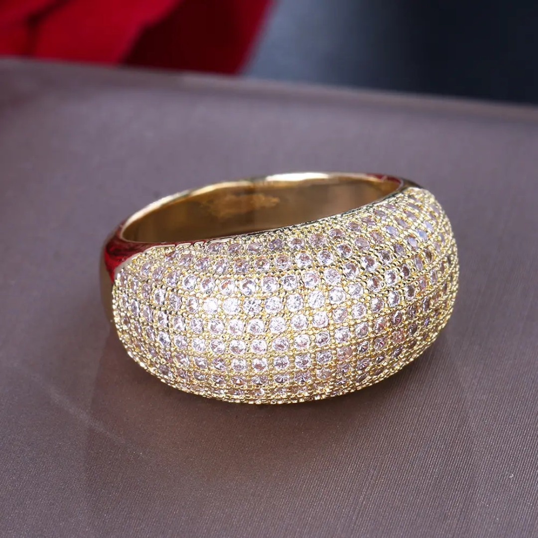 Golden Dazzle Ring