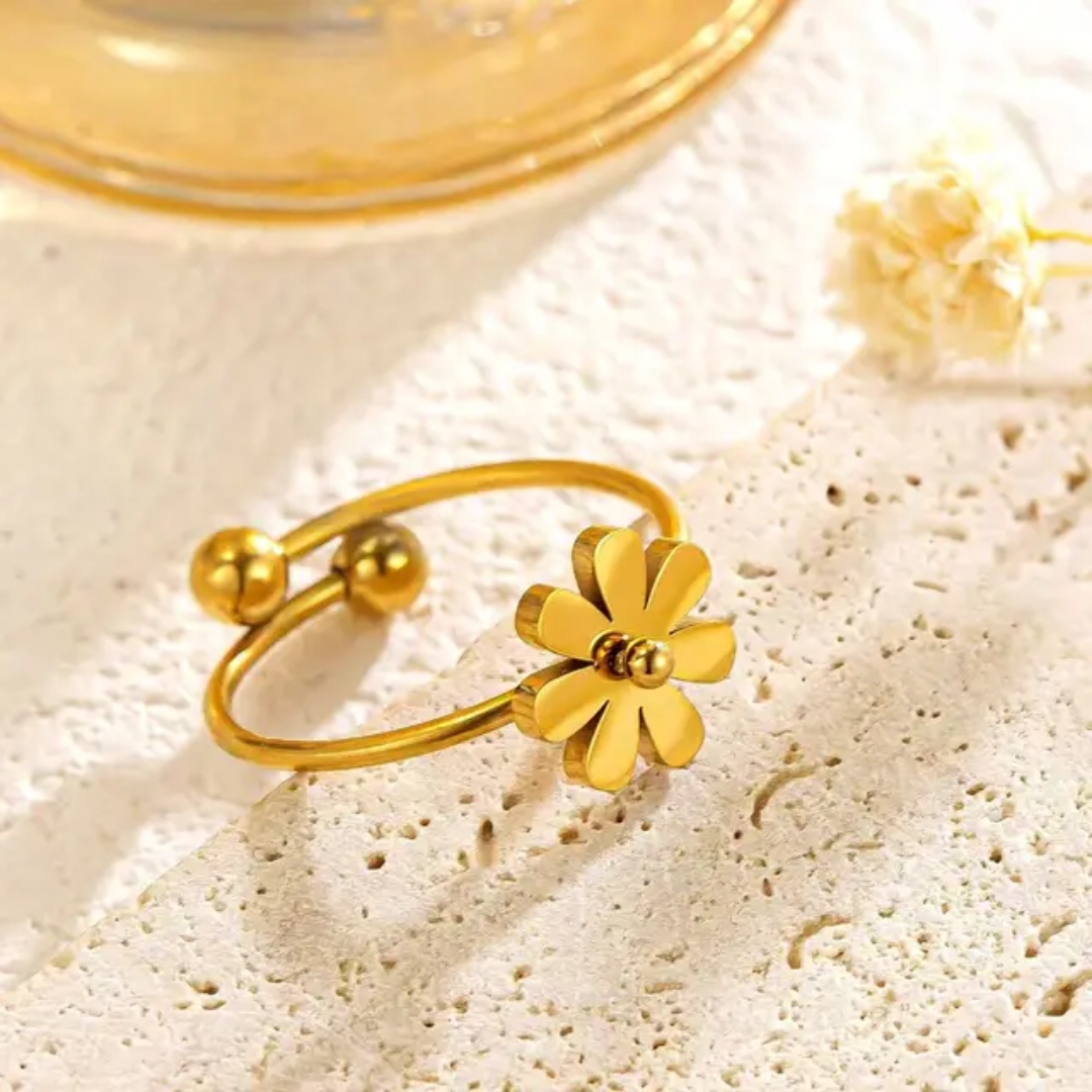 Gilded Flower Ring
