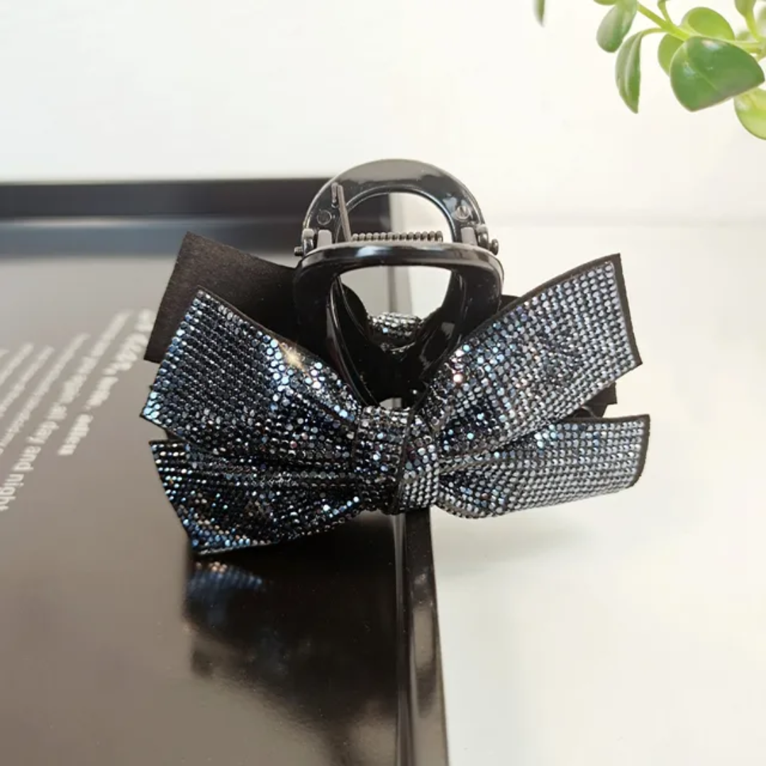 Glitter Glam Bow Claw