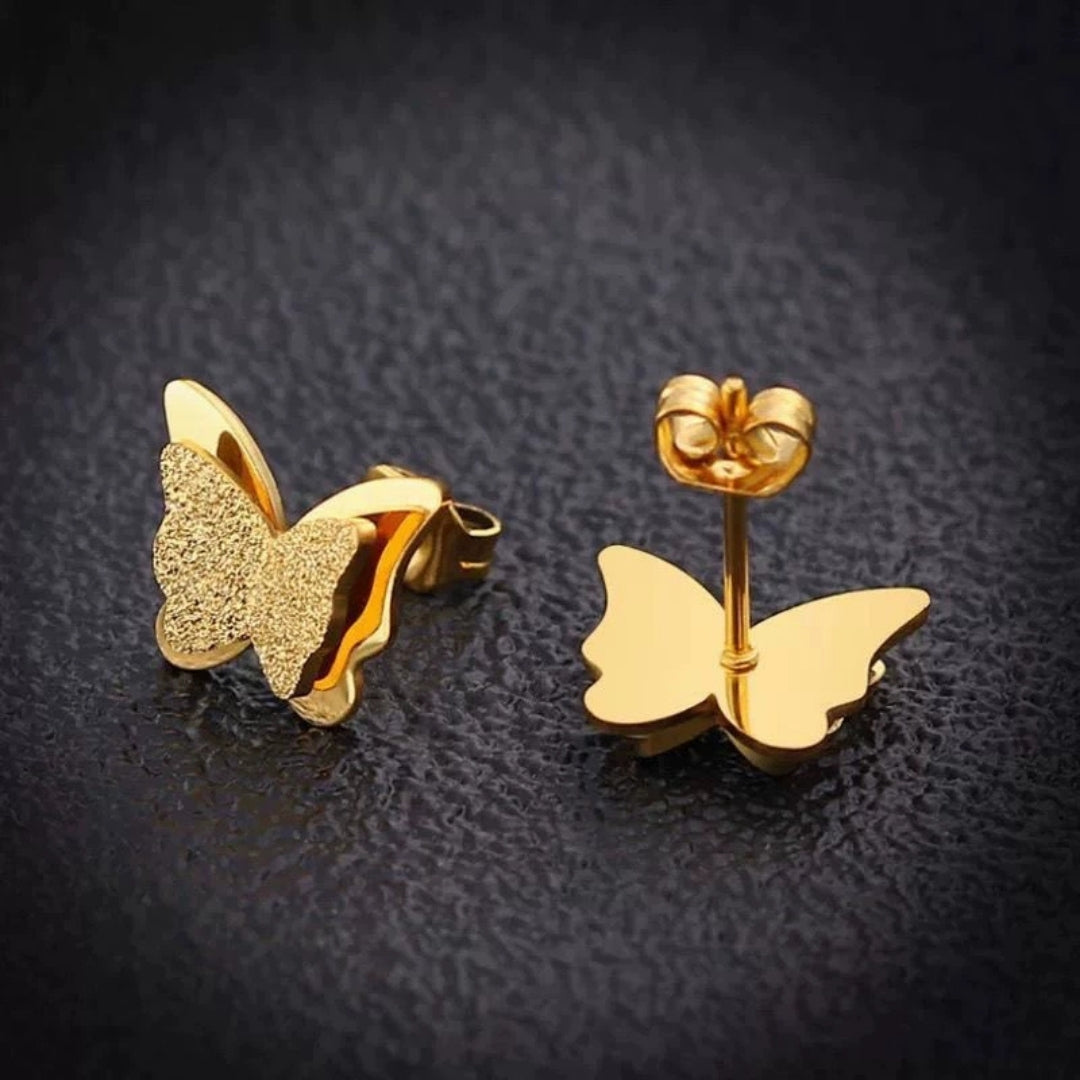 Lepidoptera Luster Studs Earring