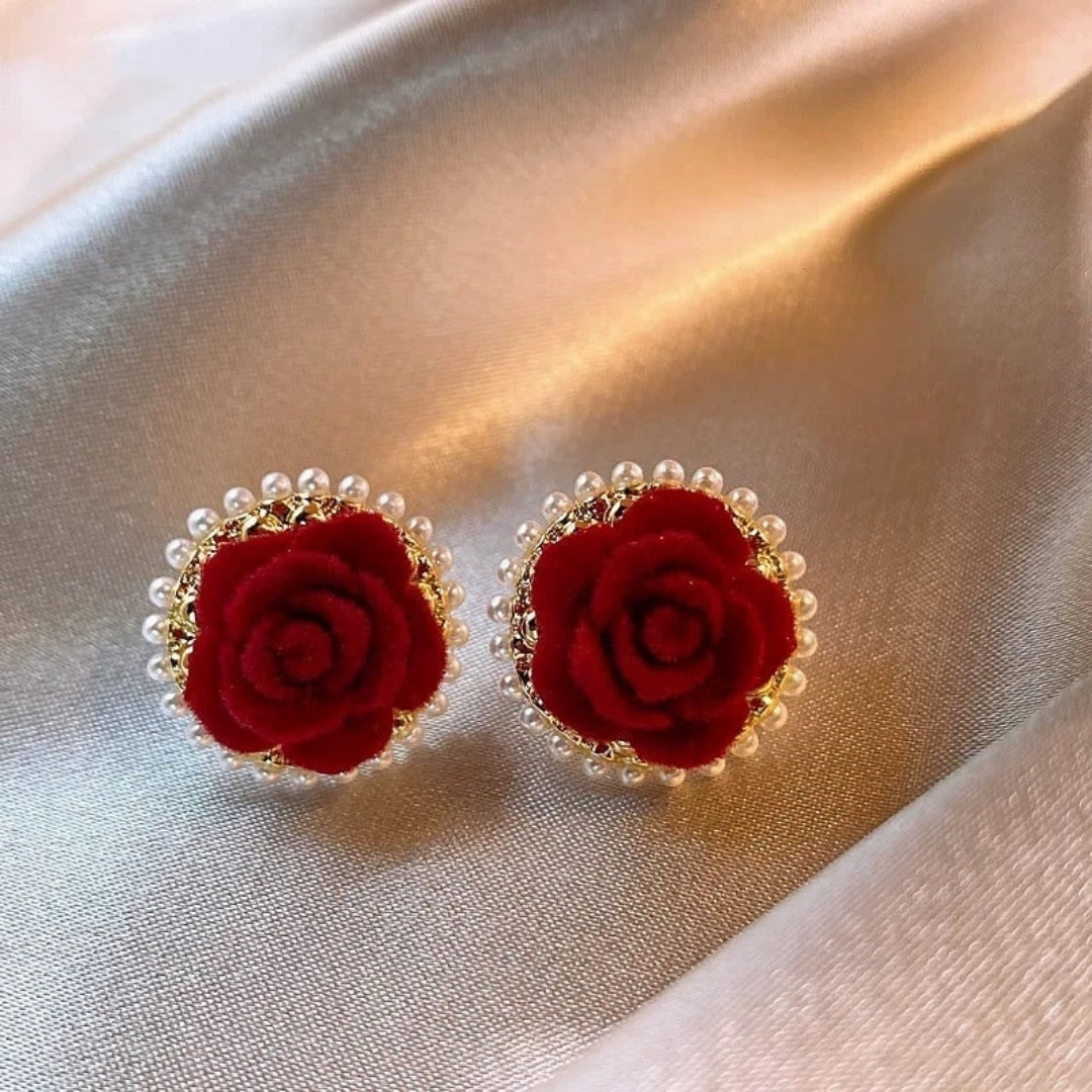 Scarlet Serenade Earrings