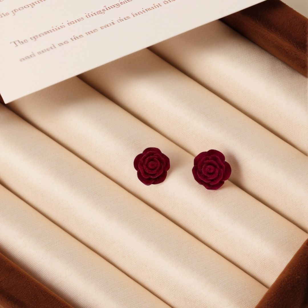 Midnight Rosebuds Earrings