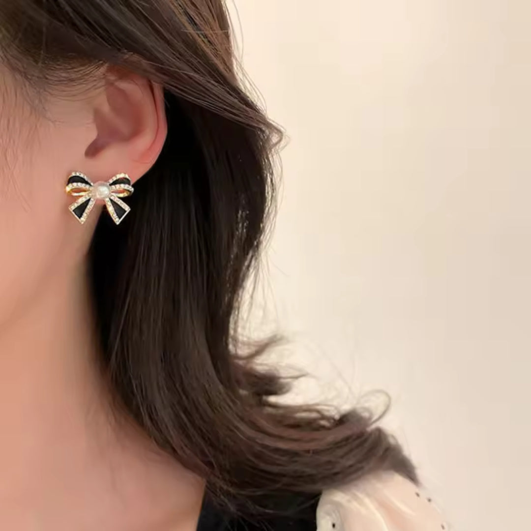 Bling Blogger Bow Earring