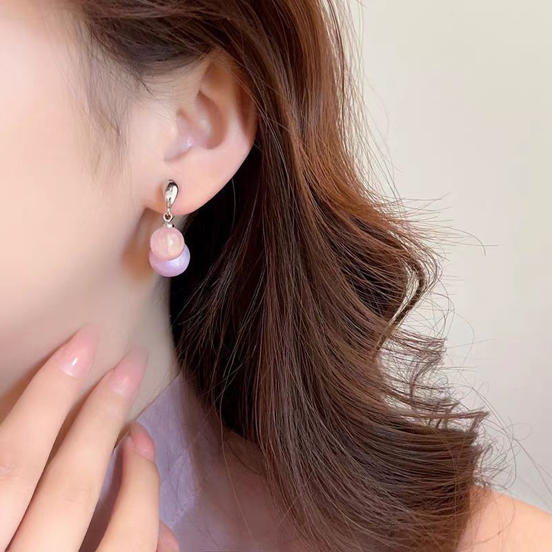 Lavender Orb Earrings