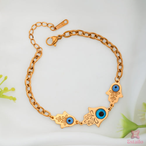 Youthful Hamsa Chain Bracelet