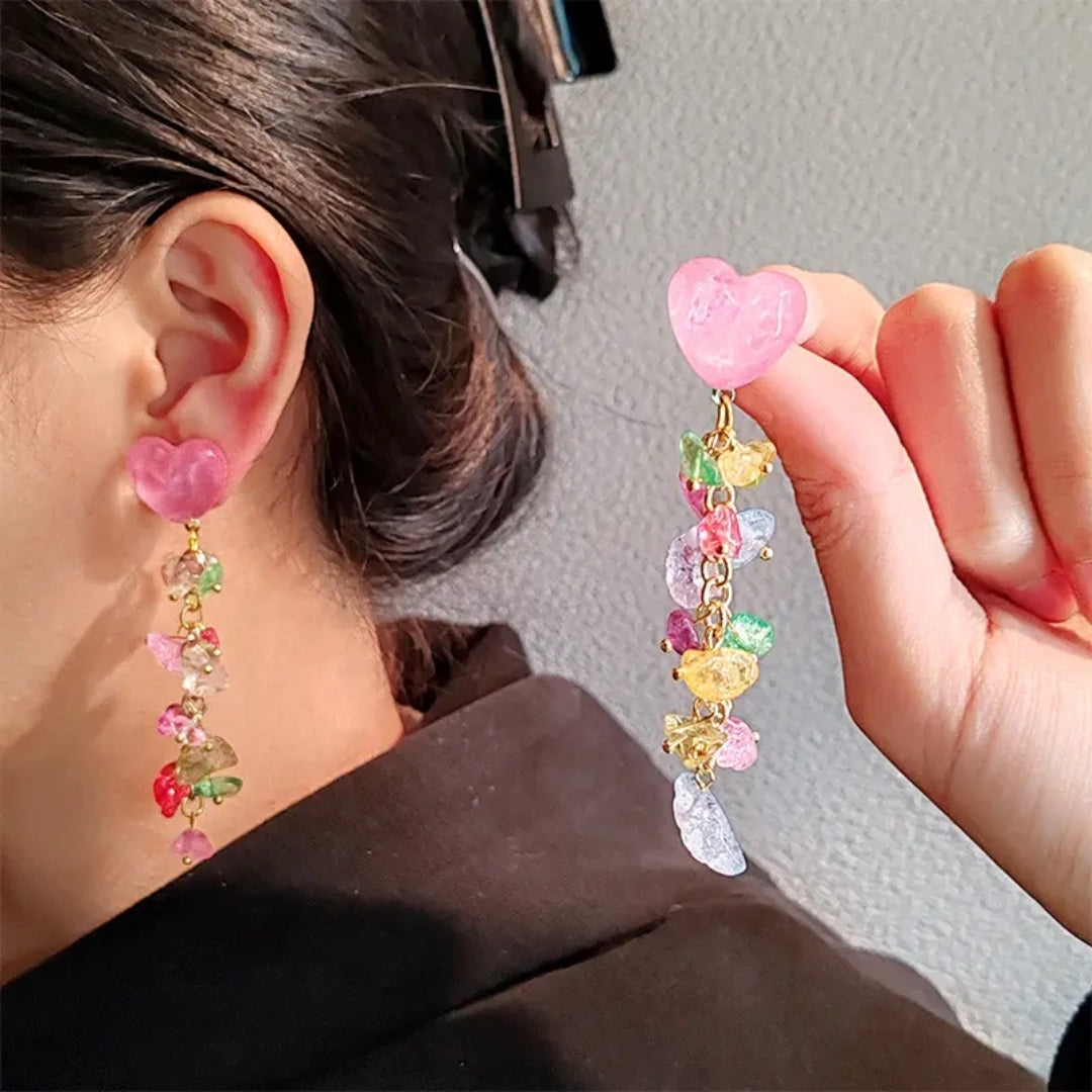 Sweetheart Stone Dangles earring