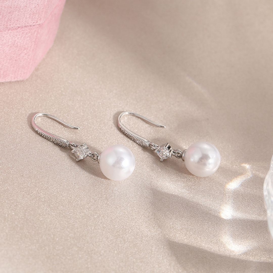 Majestic Moonstone Drops Earrings