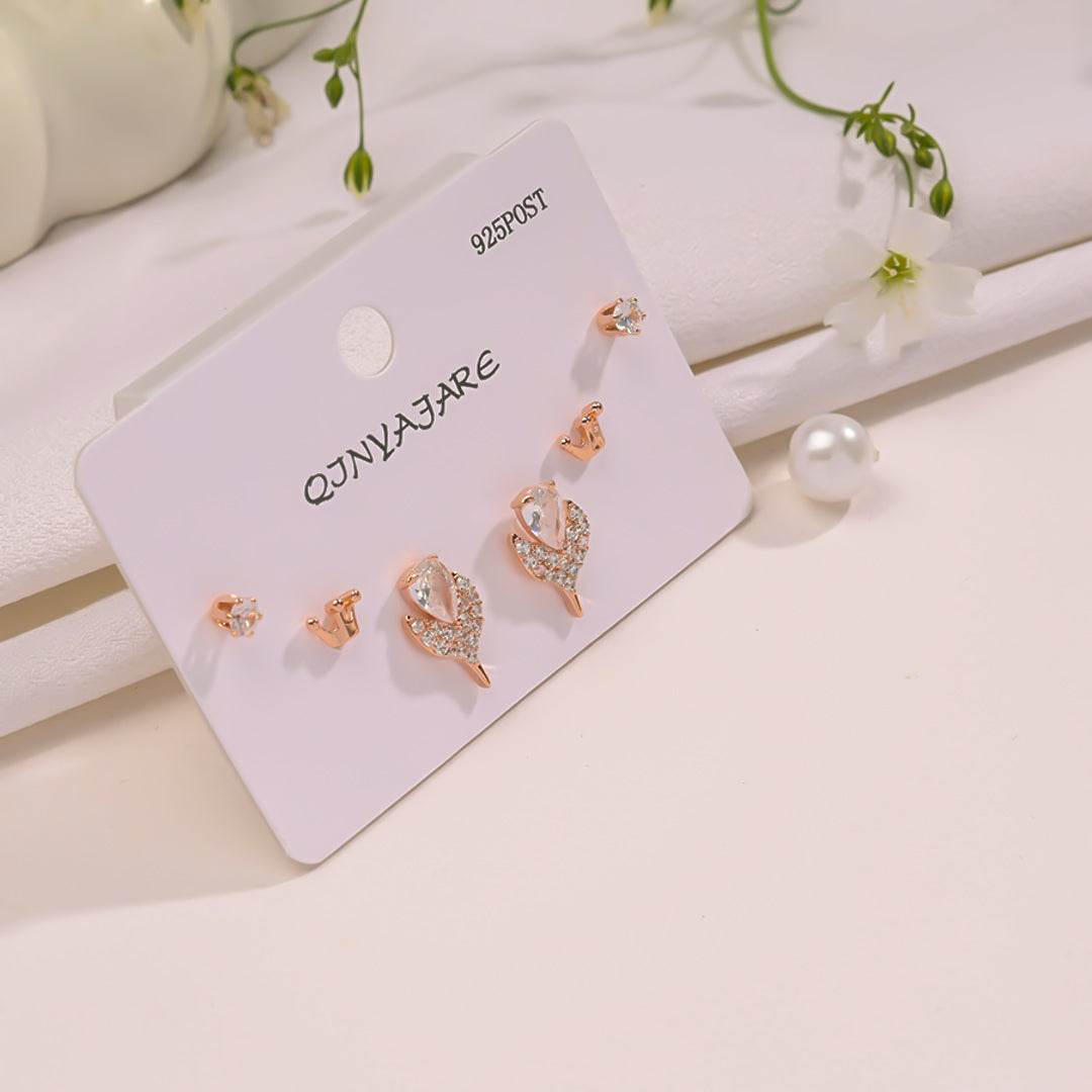 Stud Pair Combo Earrings