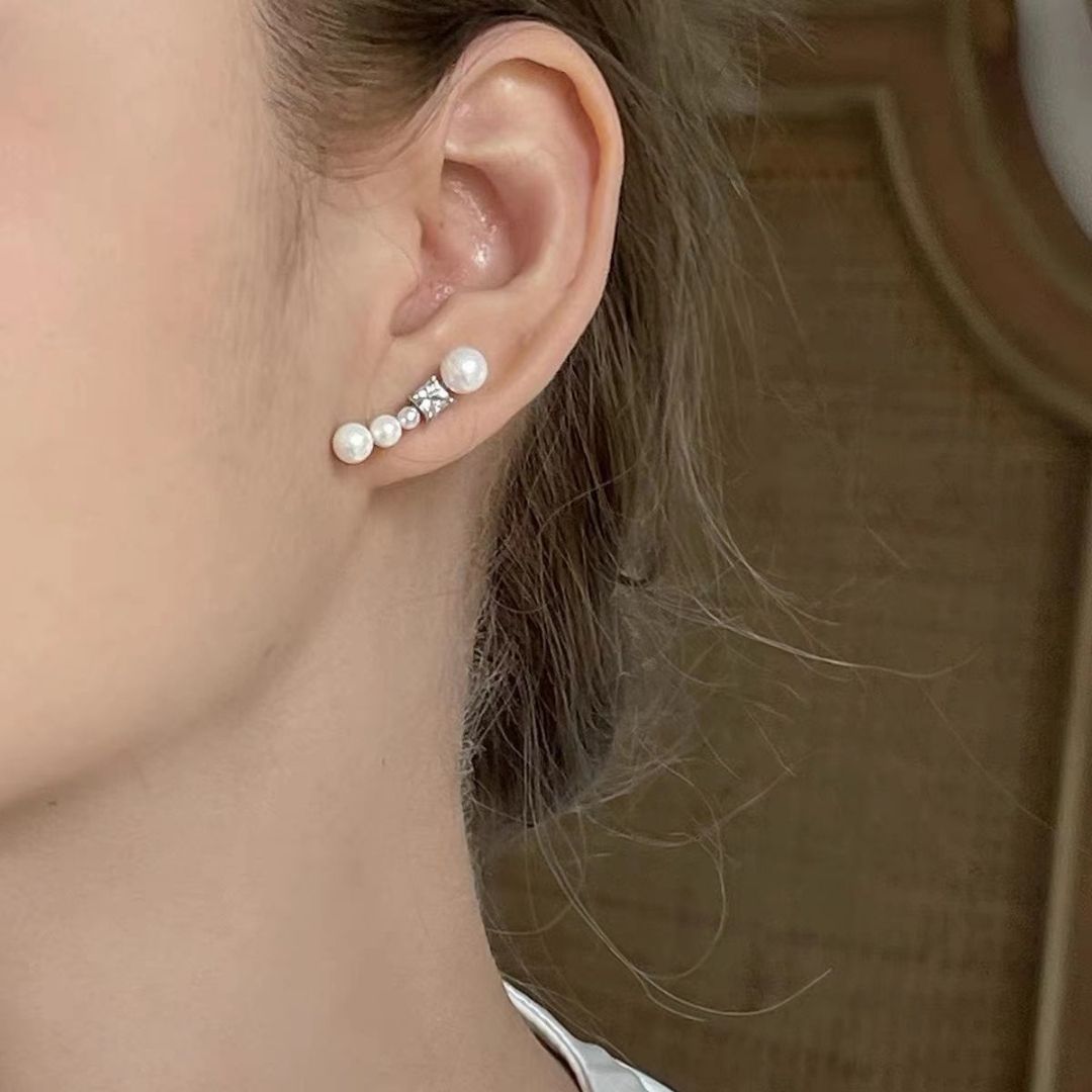 Lumina Pearl Climbers Earrings