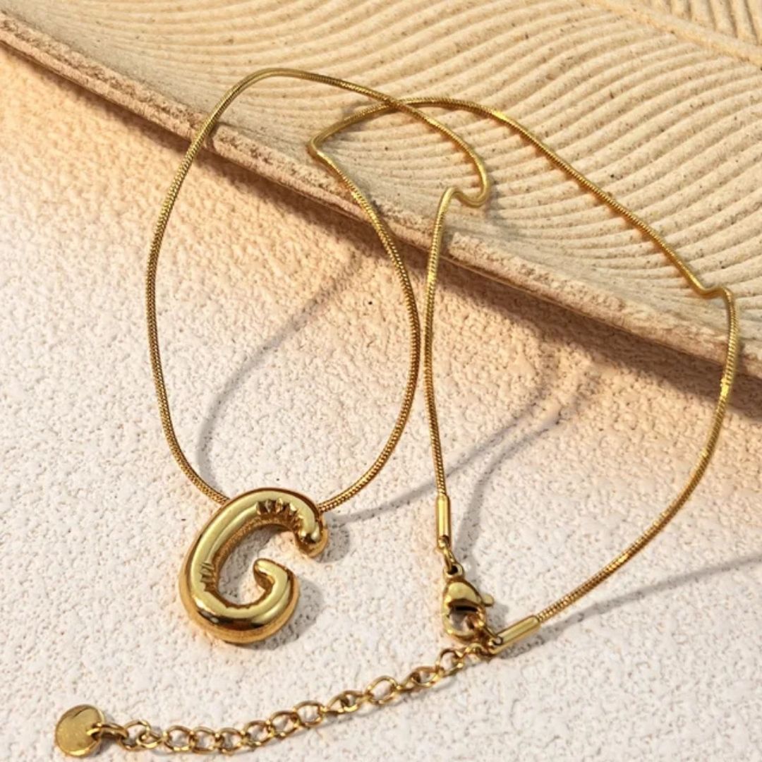 Glam G Initial Necklace