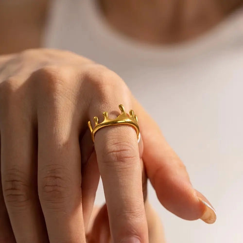 Molten Gold Ring