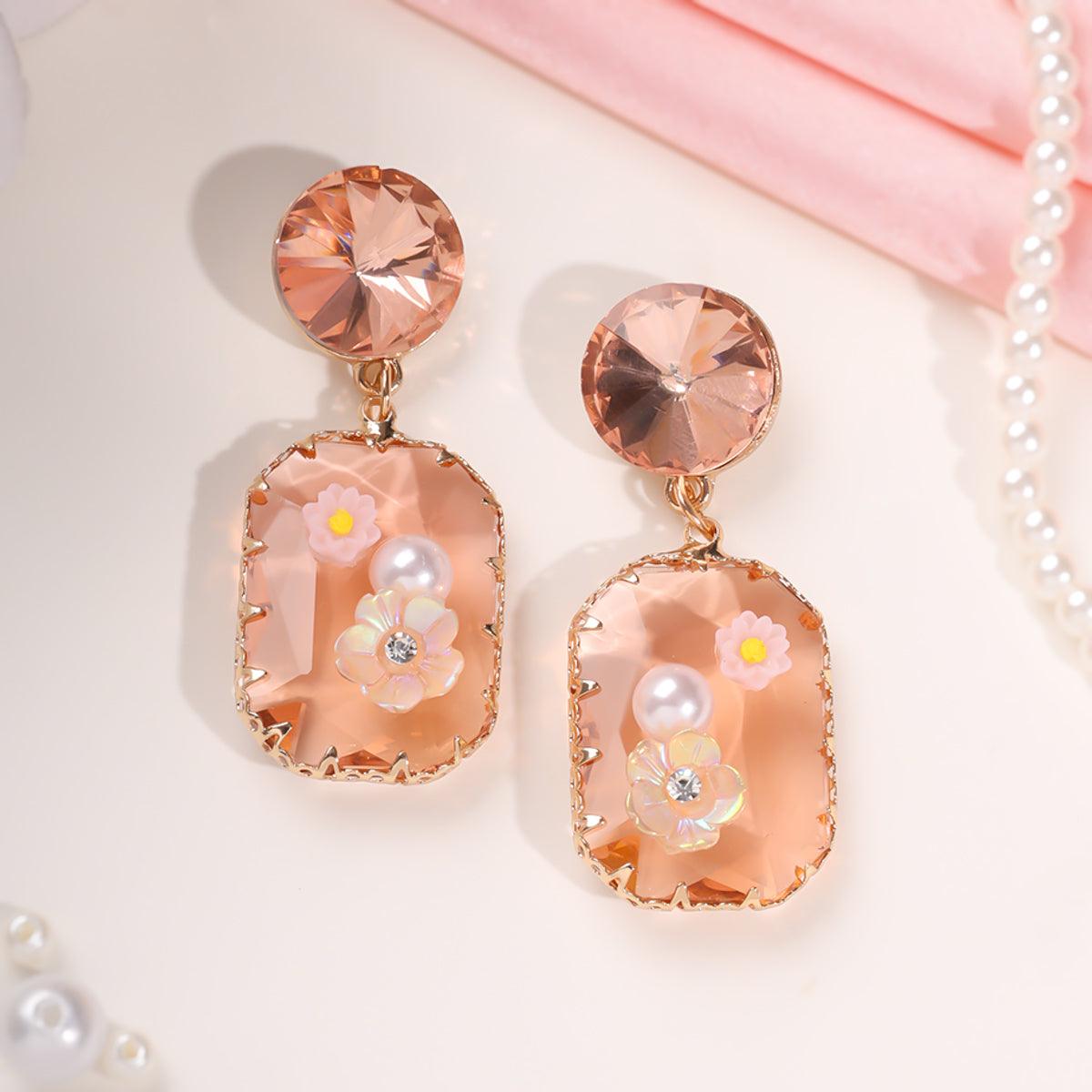 Crystal Luxe Statement Earring