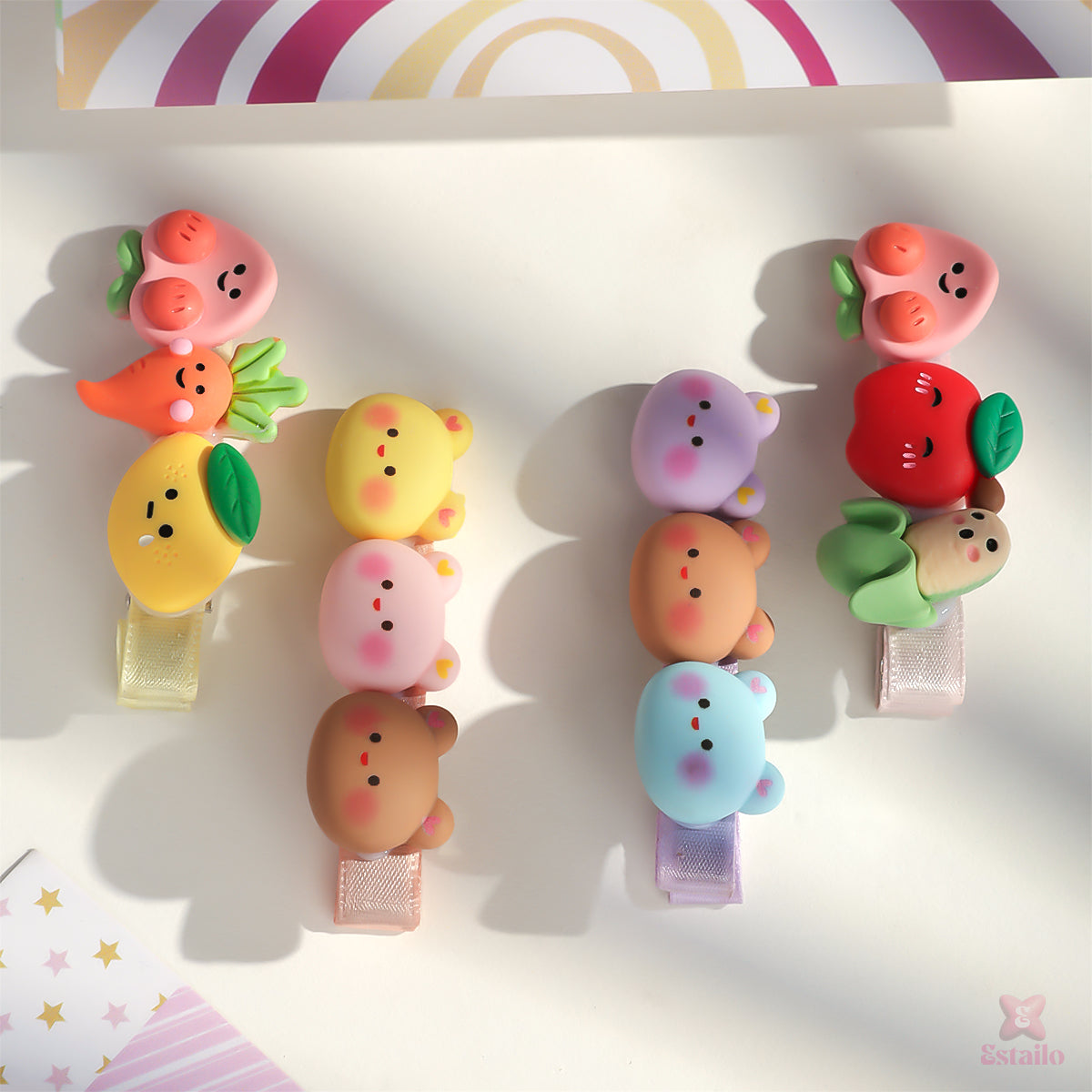Fruity Pop Clips (Pack of 2)