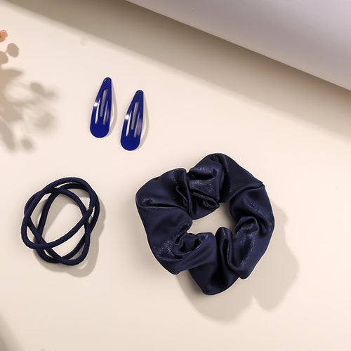 Blue Elegance Hair Accessories Set