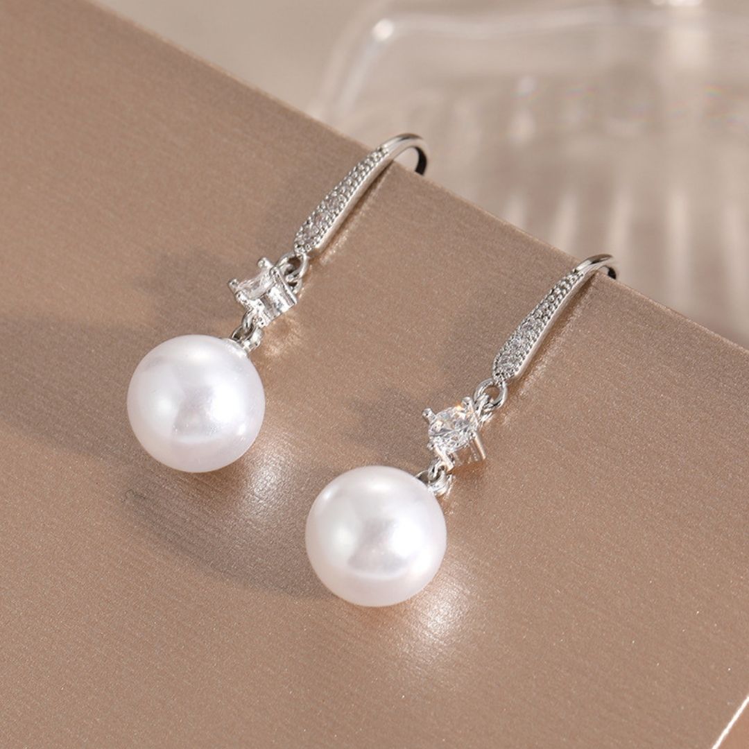 Majestic Moonstone Drops Earrings