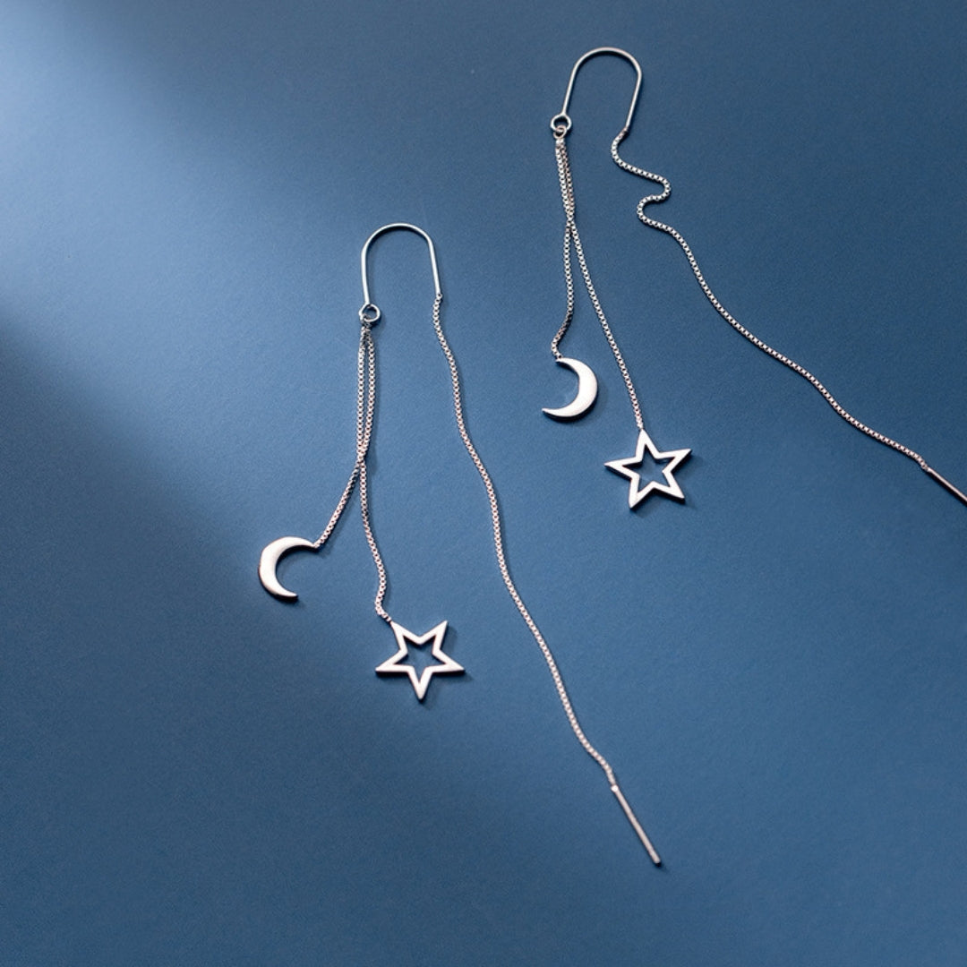 Night Sky Silhouette Earrings