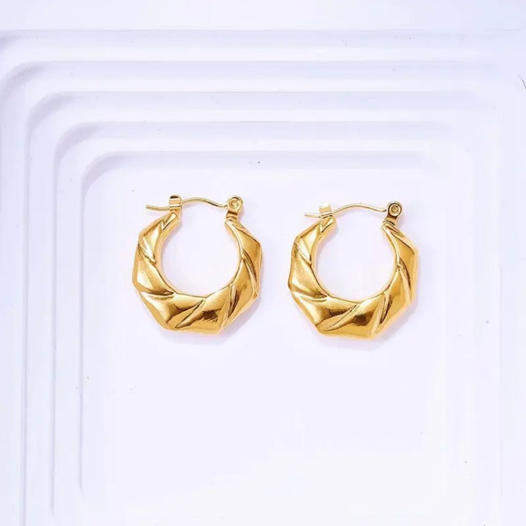 Whirlwind Gold Earrings