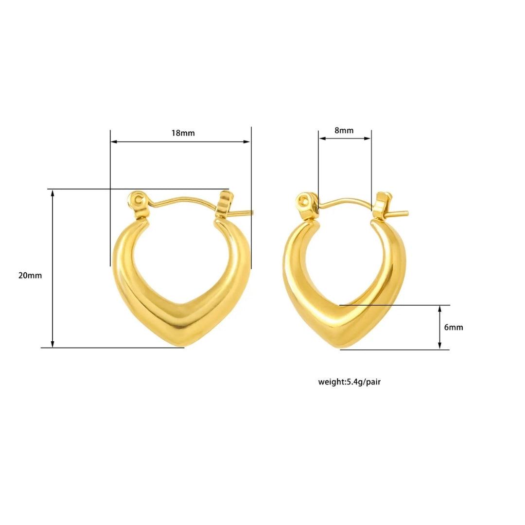 Eterna Shine Hoops Earrings