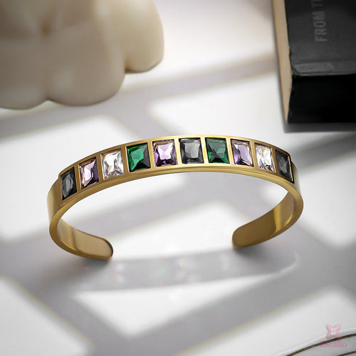 Gemstone Cuff Bracelet