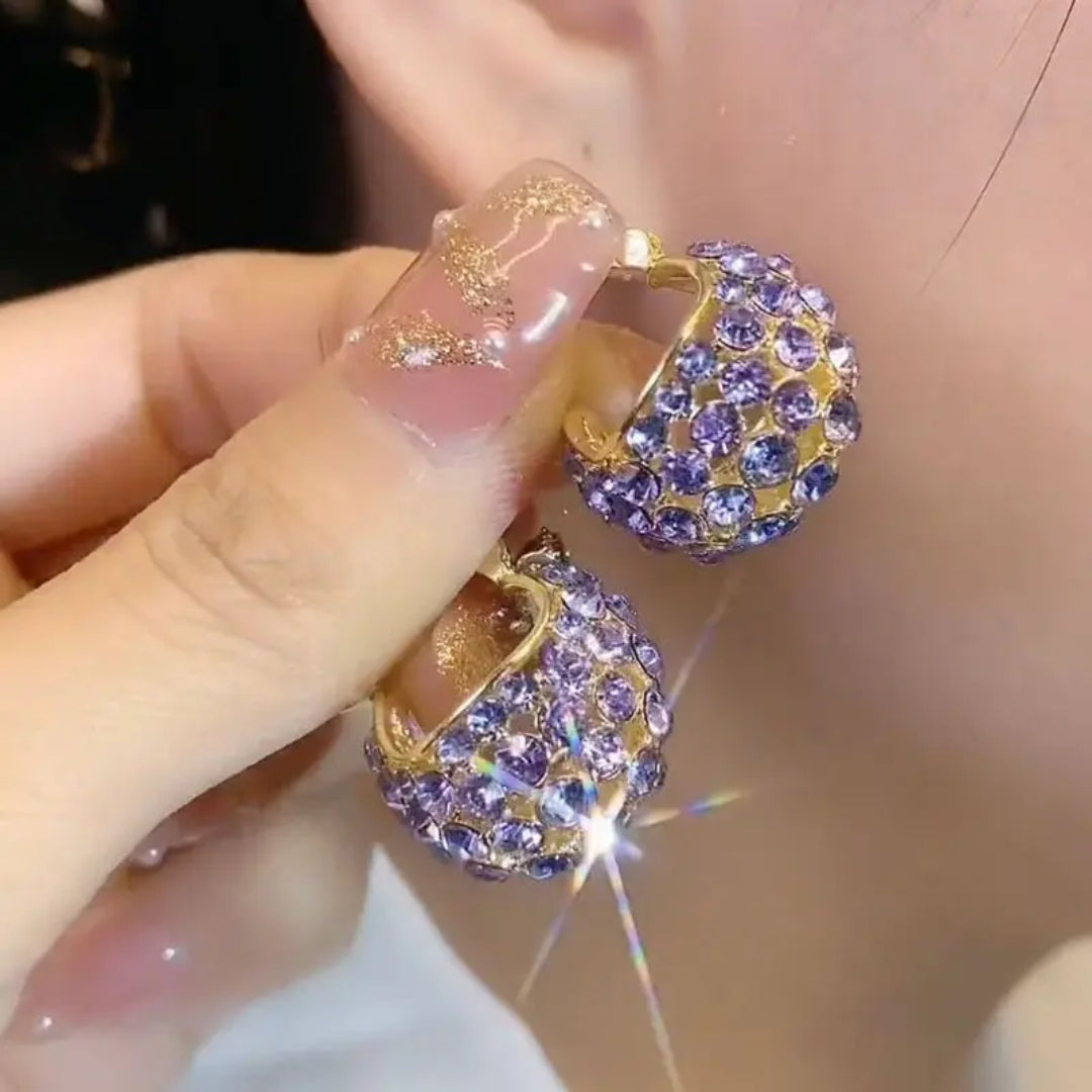 Grapevine Zircon Clusters Earrings
