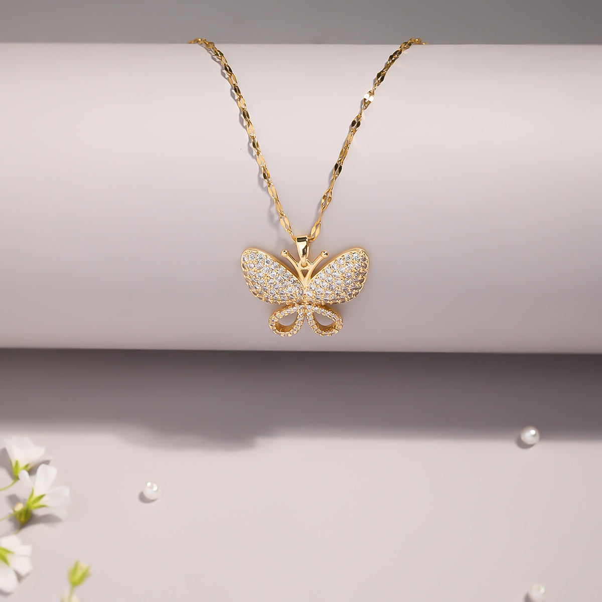 Flappy Love Butterfly Necklace