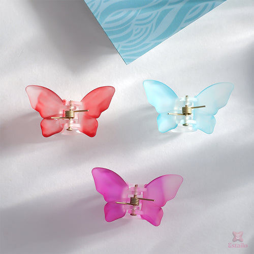 Mini Butterfly Hair Claw (pack of 3)