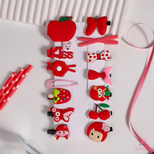 Fiery Fairy Hair Clips Combo for Kids
