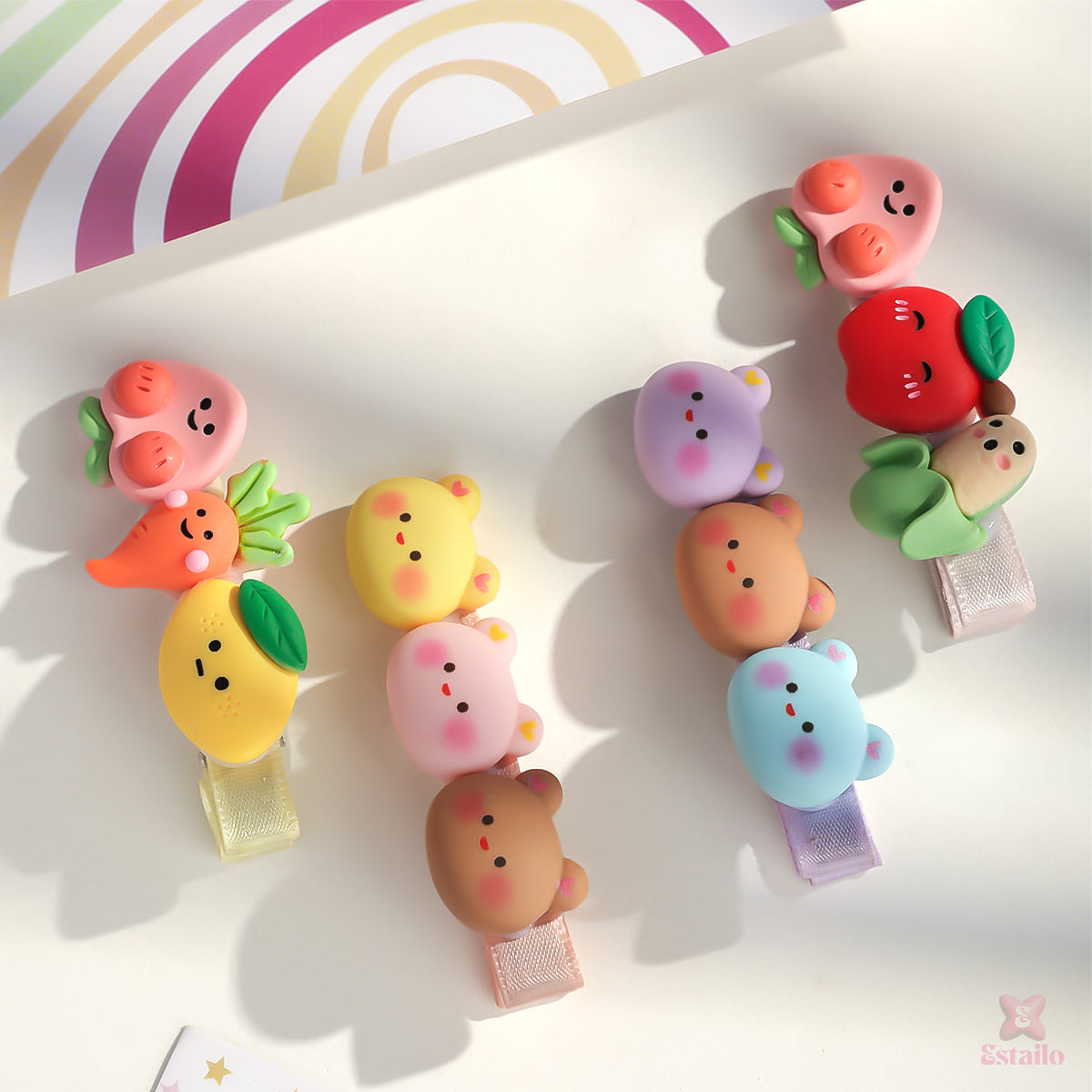 Fruity Pop Clips (Pack of 2)