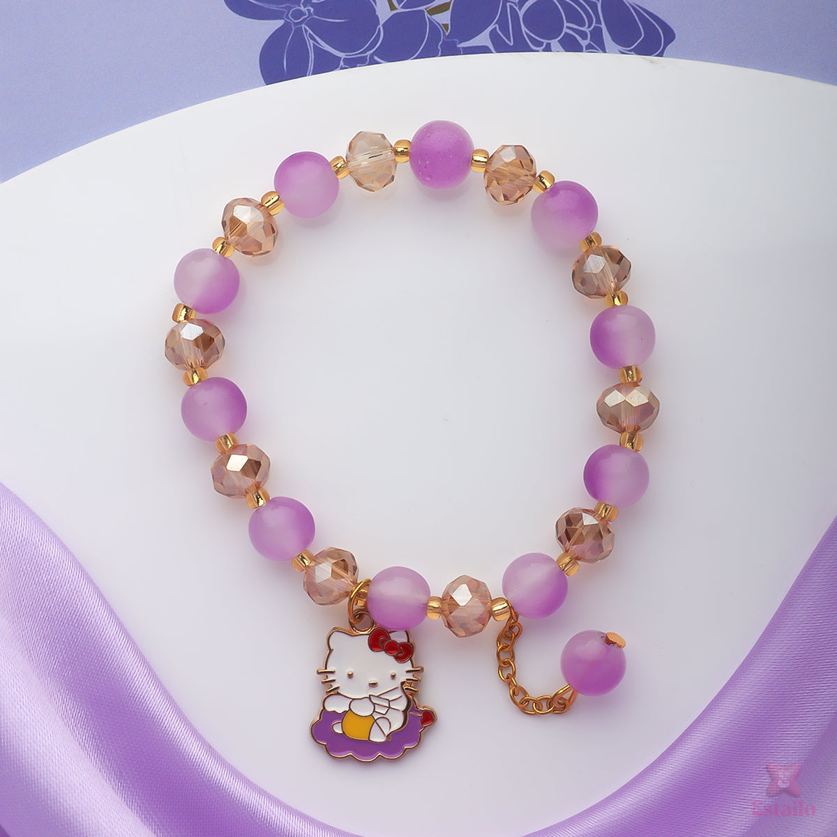 Kitty's Lavender Dream Bracelet