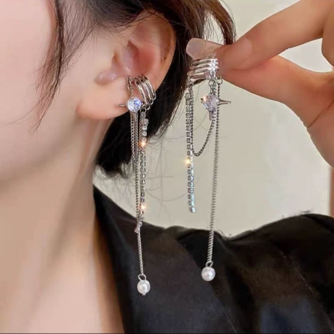 Dazzling Drape Earrings