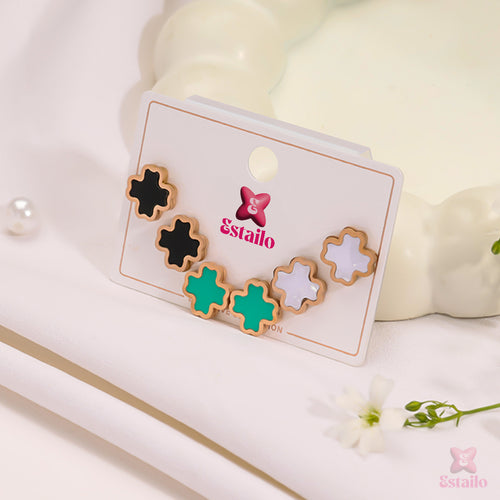 Mini Luxe Studs Combo Earrings