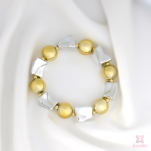 Lemon Swirl Chunky Bracelet