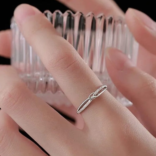 Silver Twirl Ring