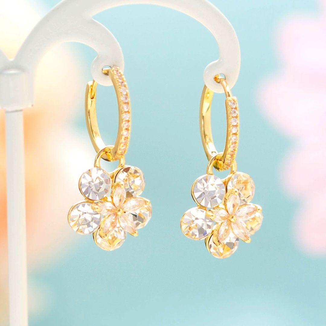 Ethereal Floral Drops Earrings