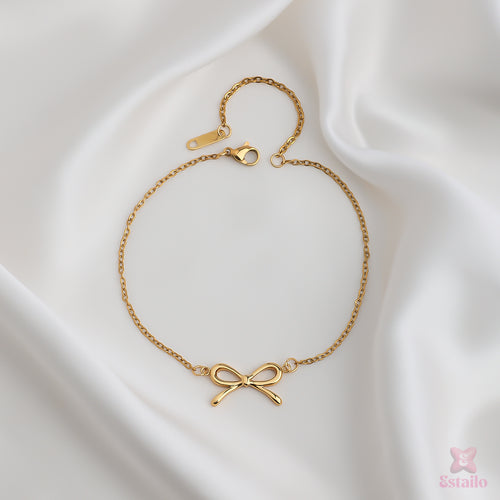 Dazzle Knot Chain Bracelet