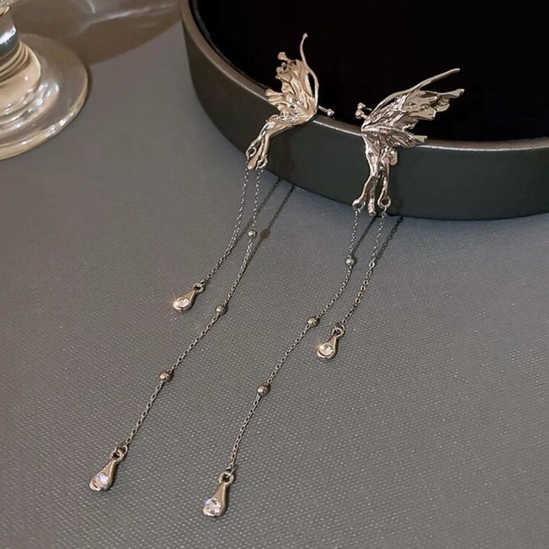 Angel Whisper Dangle Ear Wrap Earrings