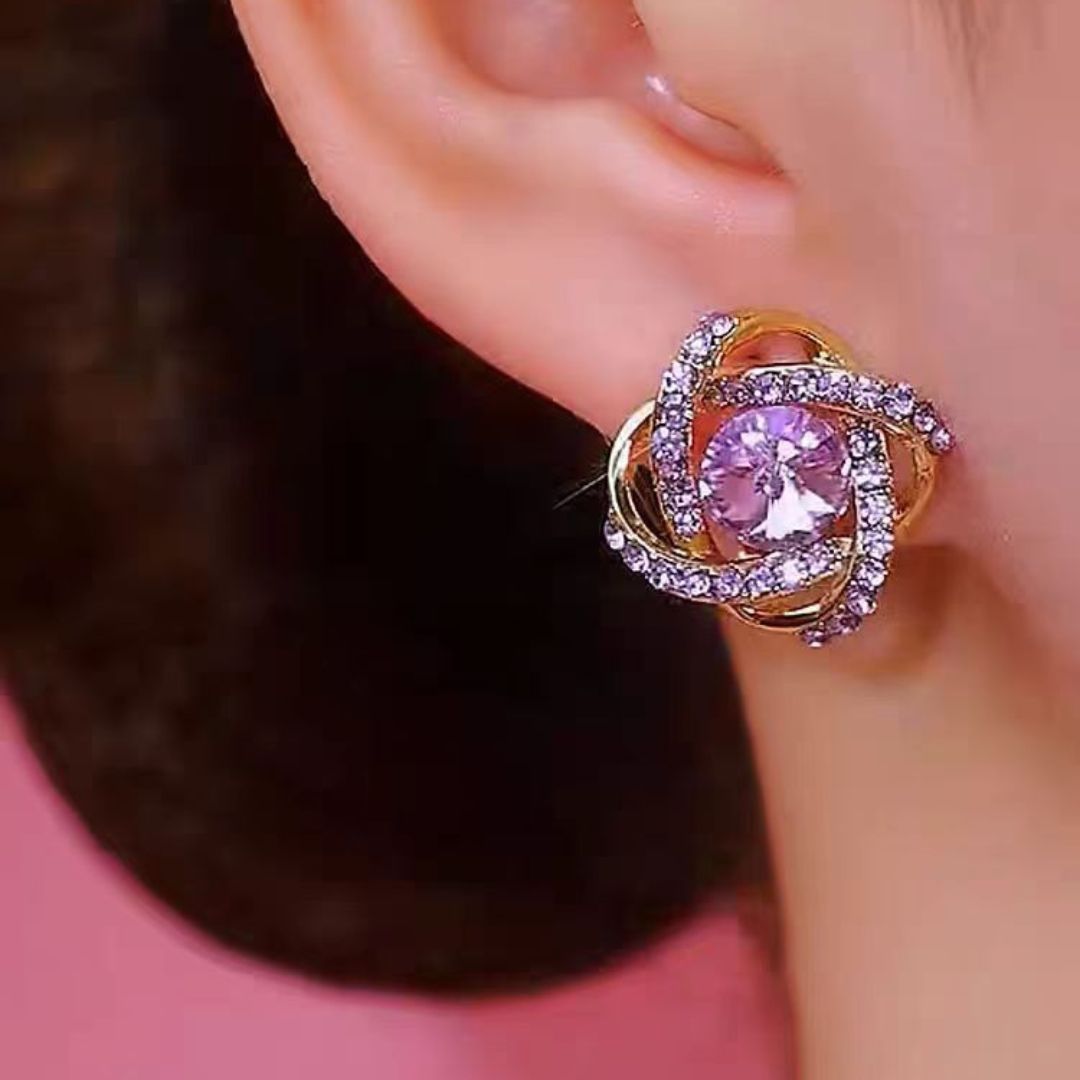 Mystic Mauve Radiance Earrings