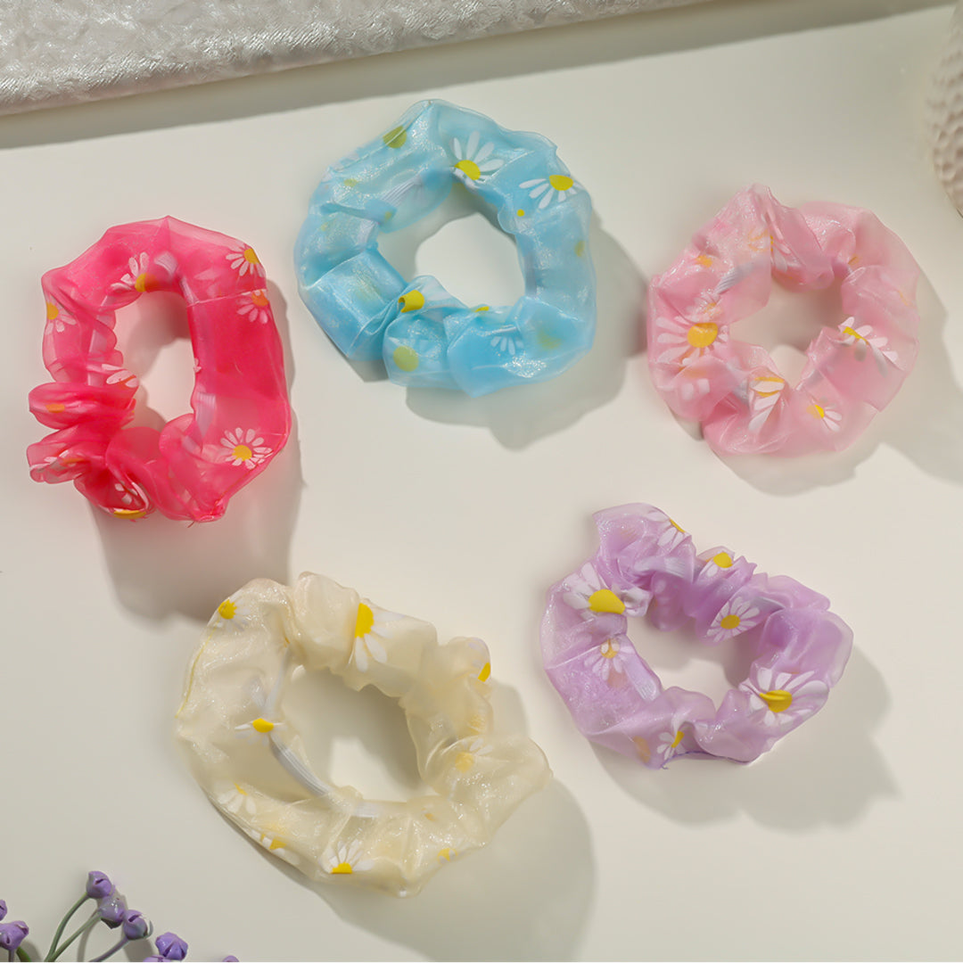 Daisy Dream Scrunchies (pack of 4)