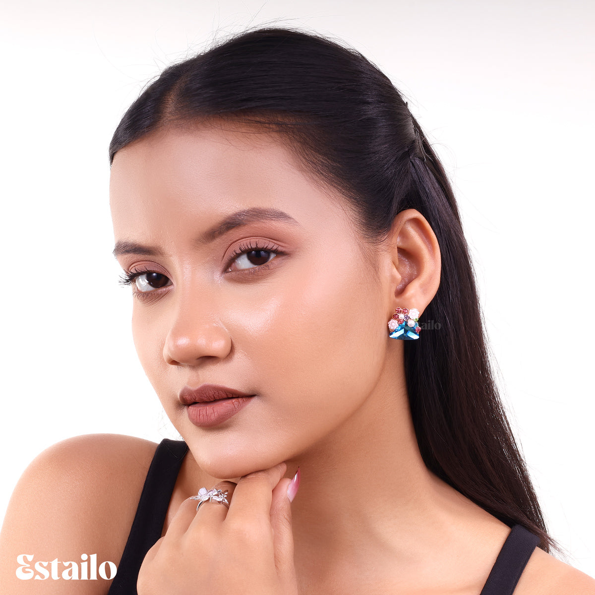 Twilight Tiara Studs Earring